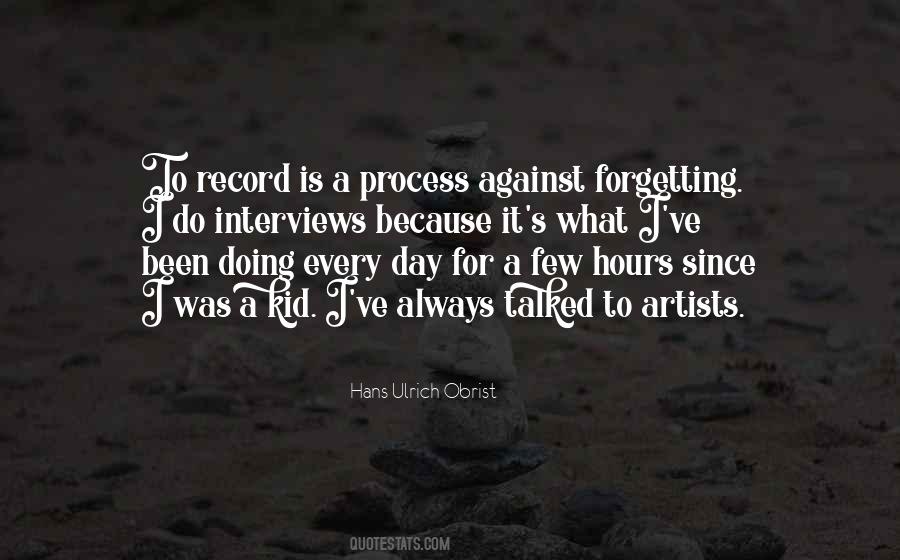 Forgetting's Quotes #260200