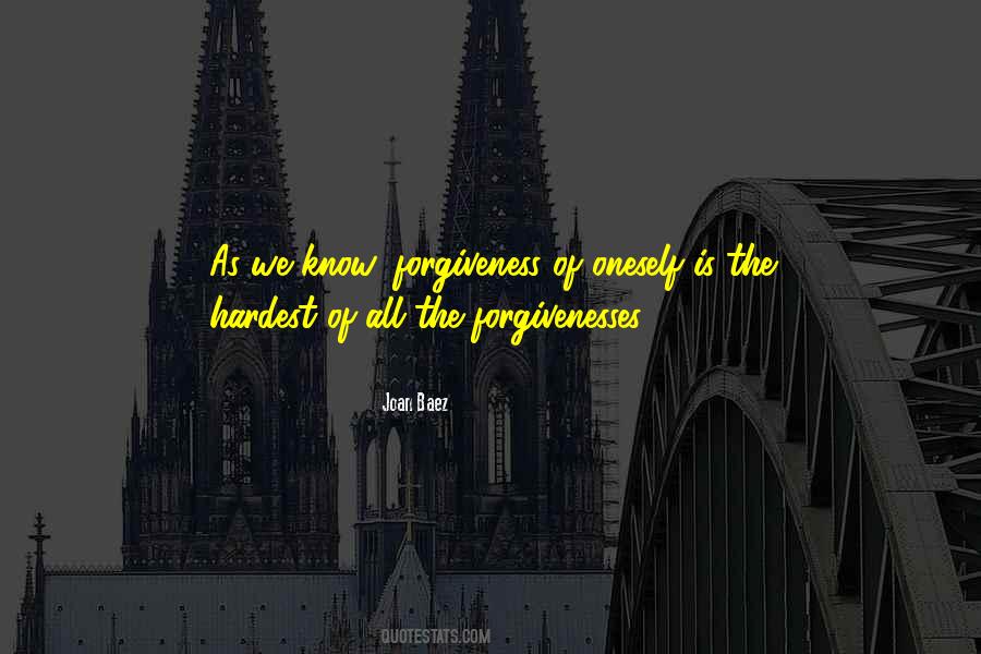 Forgivenesses Quotes #462679
