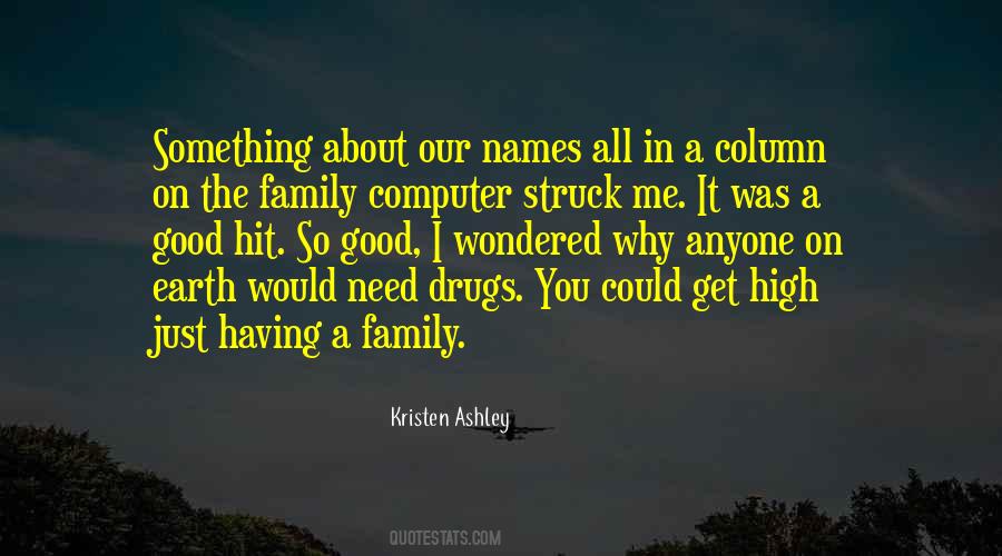 Quotes About Family Names #1314255