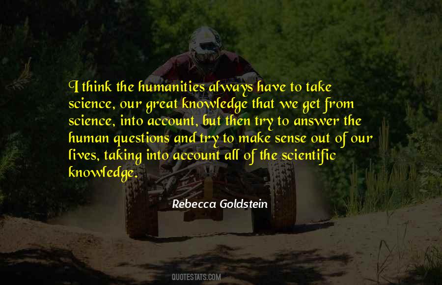 Quotes About Humanity And Science #499982