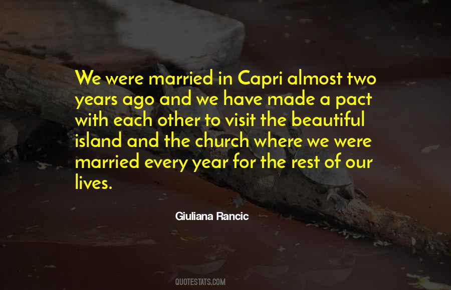 Quotes About Capri #709244
