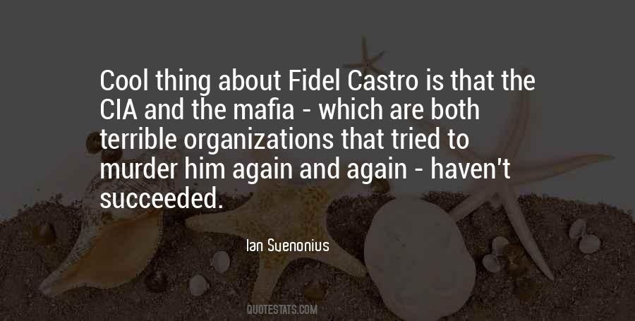 Quotes About Castro #9917