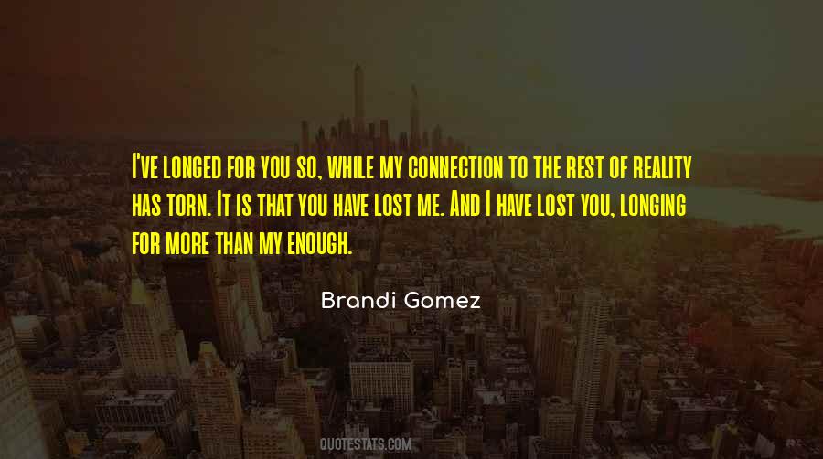 Quotes About You Lost Me #335596