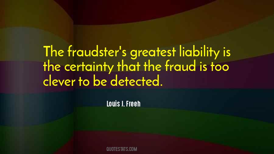 Fraudster Quotes #1654167