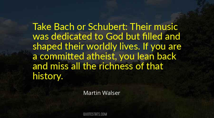 Quotes About Schubert #438635