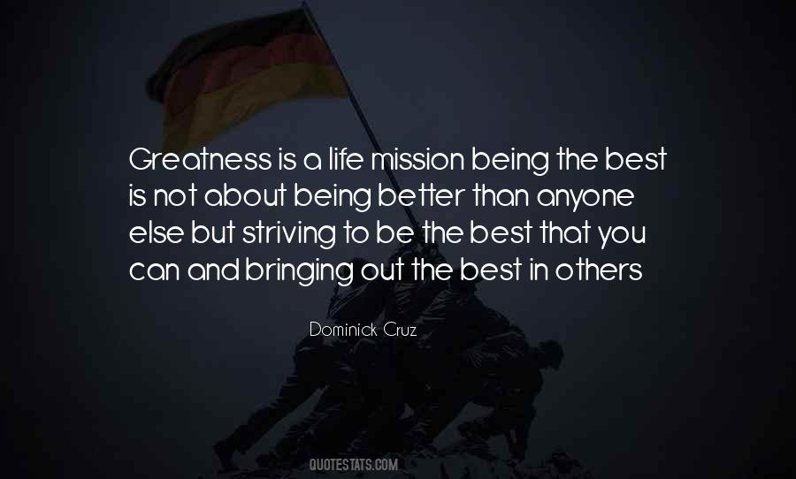 Quotes About Striving To Be The Best #1685432