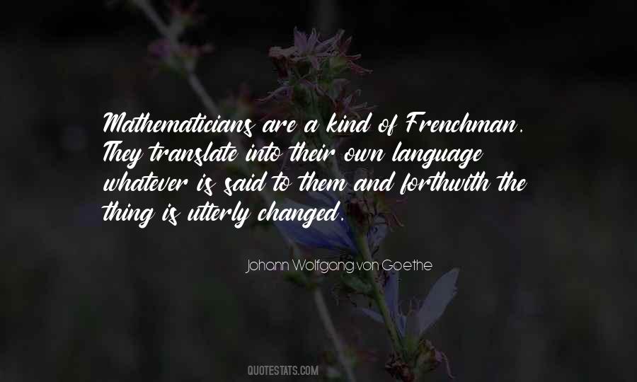 Frenchman's Quotes #1194626