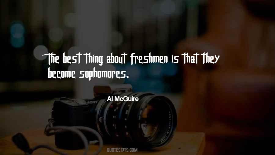 Freshmen Quotes #1281242