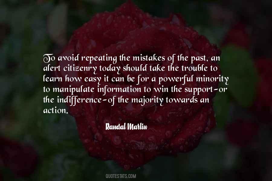 Quotes About Not Repeating Mistakes #1498761