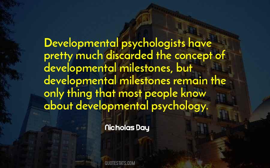 Quotes About Developmental Milestones #1543101