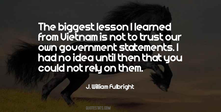 Fulbright's Quotes #138855