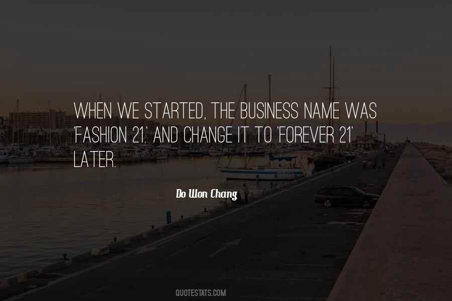 Quotes About The Fashion Business #1226366