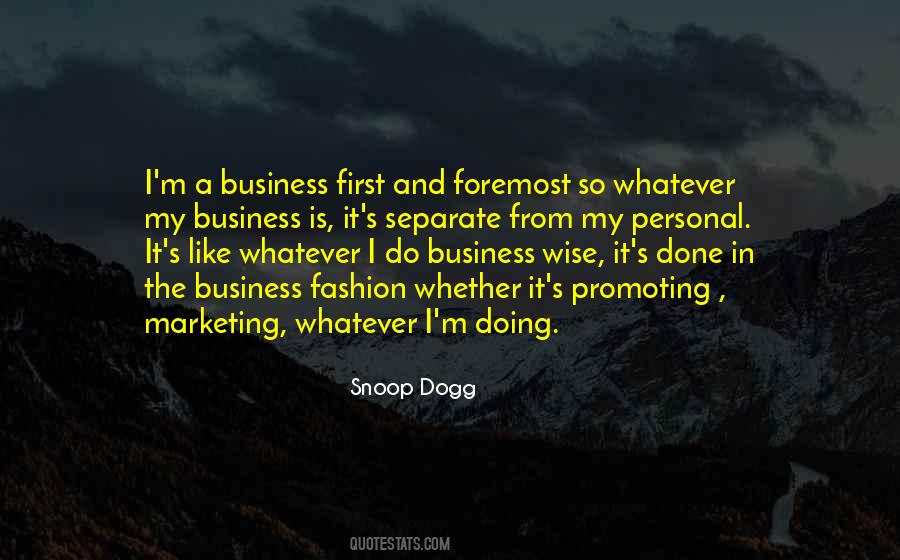 Quotes About The Fashion Business #1815393