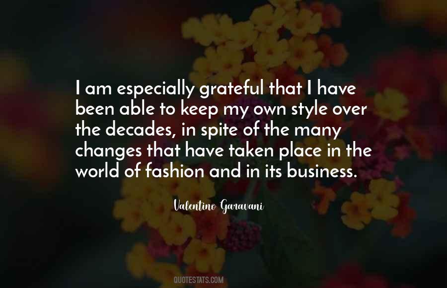 Quotes About The Fashion Business #82716
