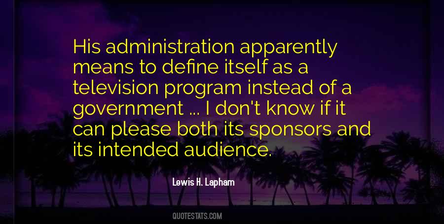 Quotes About Administration #1638752