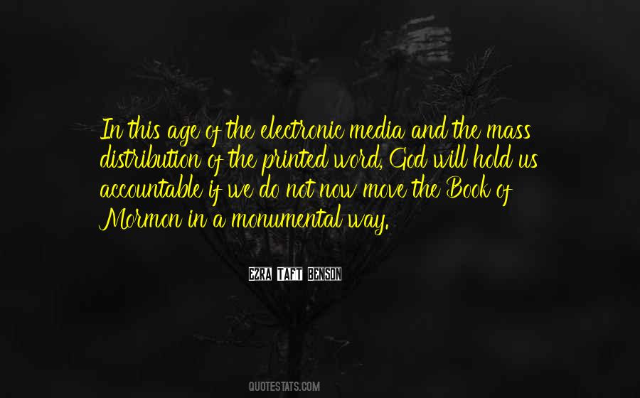 Quotes About Electronic Media #841659