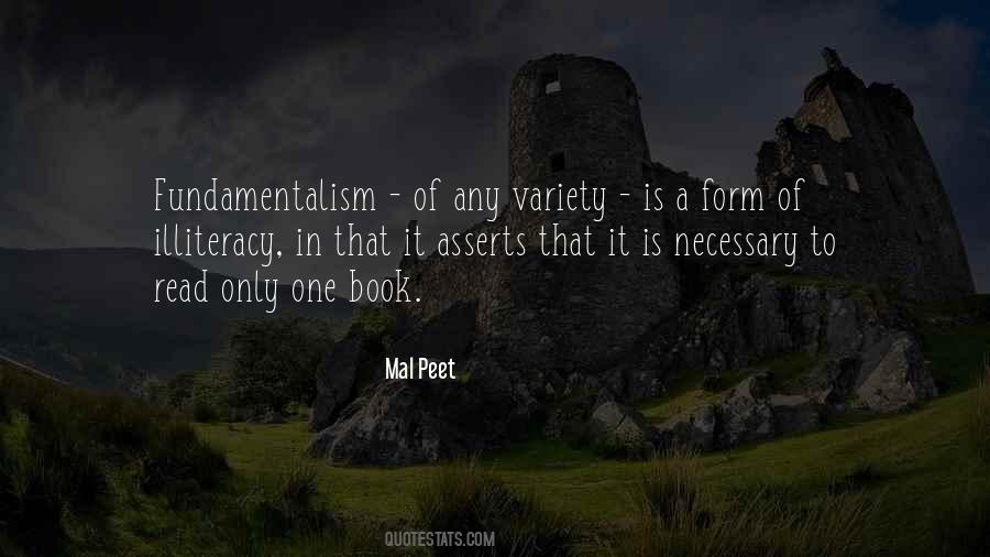 Fundamentalism's Quotes #226521