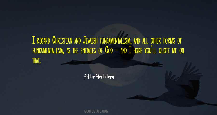 Fundamentalism's Quotes #237480