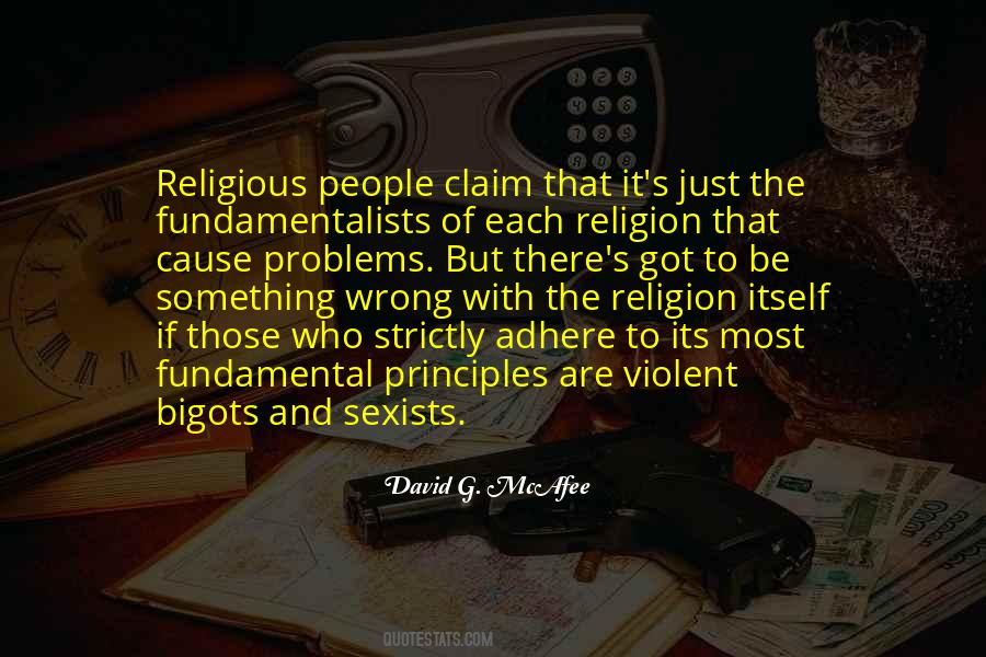 Fundamentalism's Quotes #332094