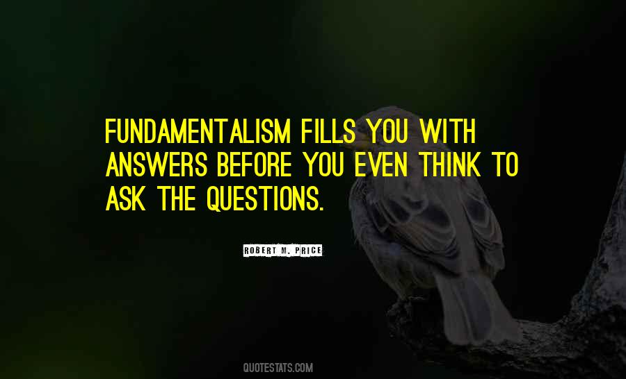 Fundamentalism's Quotes #653190