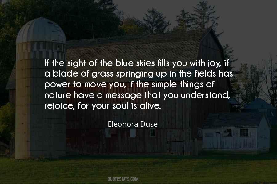 Quotes About Blue Skies #1359835