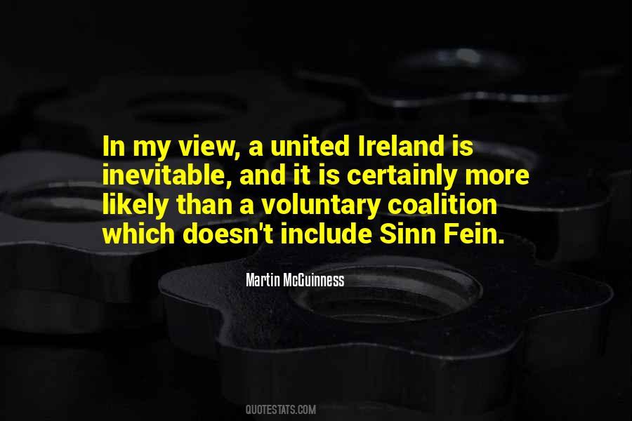 Quotes About Sinn Fein #1622416