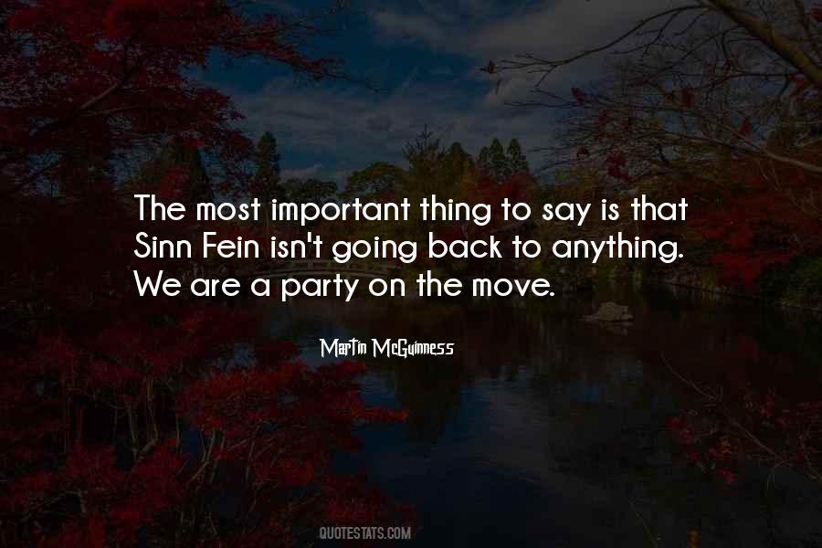 Quotes About Sinn Fein #1747971