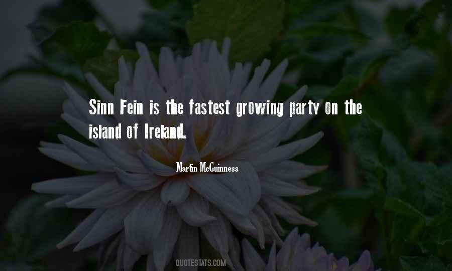 Quotes About Sinn Fein #774533