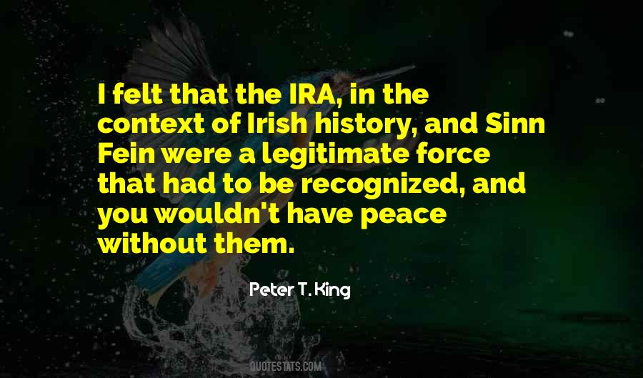 Quotes About Sinn Fein #776452