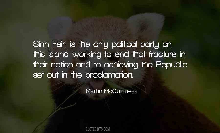 Quotes About Sinn Fein #932743