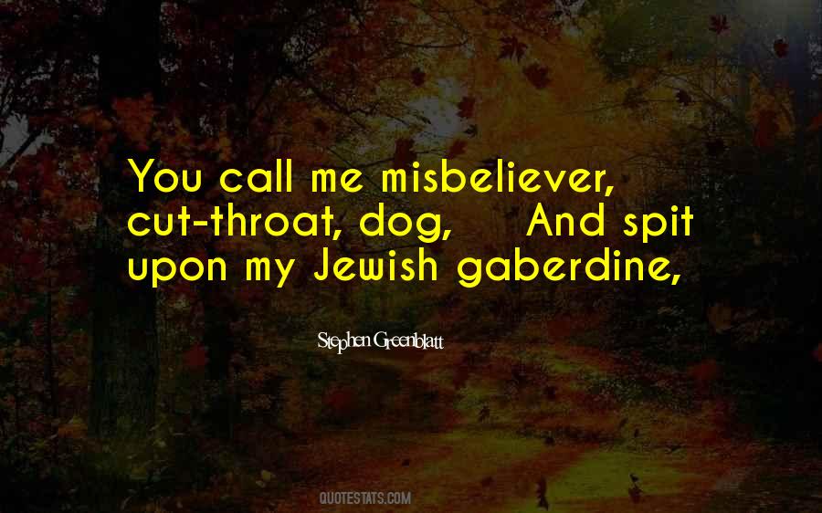 Gaberdine Quotes #892088