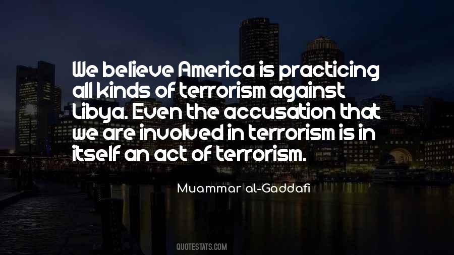 Gaddafi's Quotes #125410