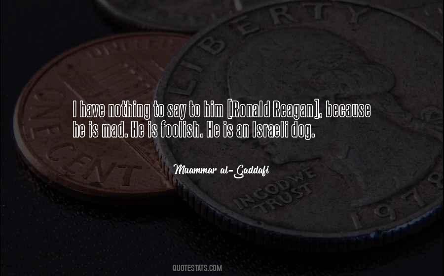 Gaddafi's Quotes #415210