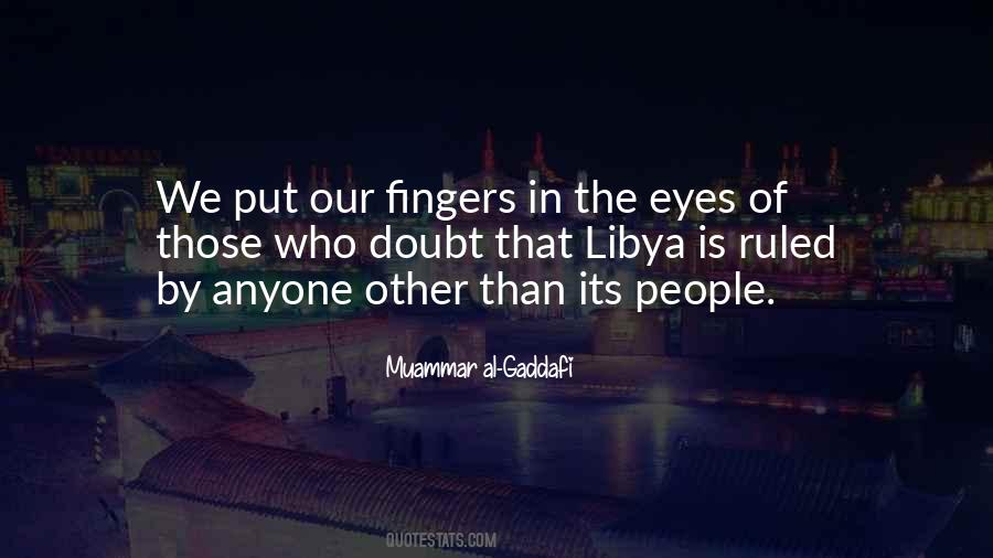 Gaddafi's Quotes #639228