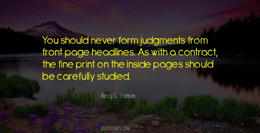 Quotes About Fine Print #848628