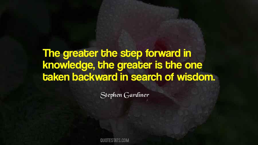 Quotes About One Step Forward #1132888