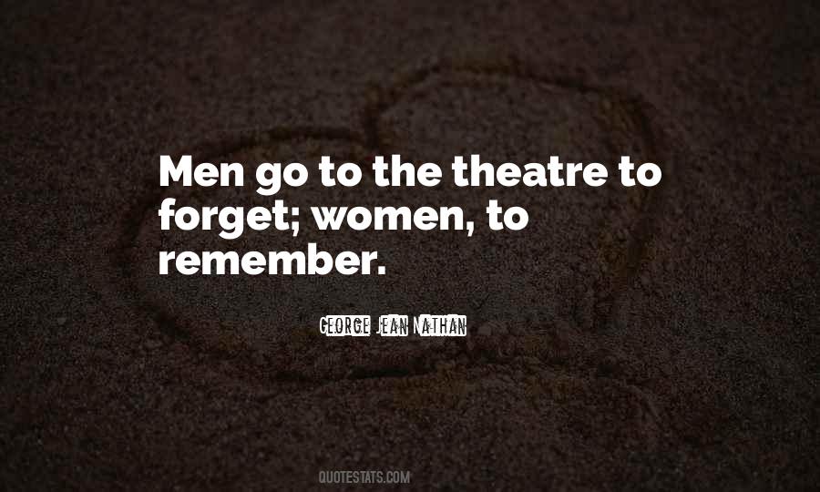 Quotes About The Theatre #1279336