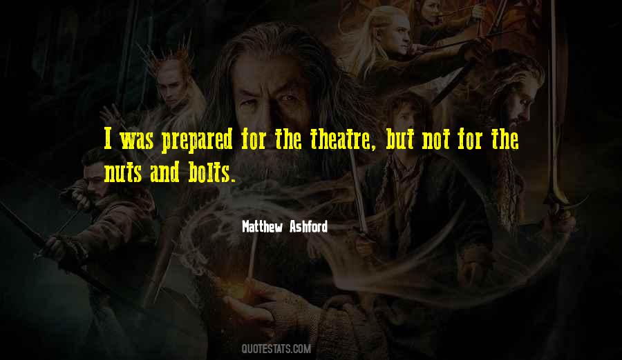 Quotes About The Theatre #158289 Quotes About The Theatre #158289