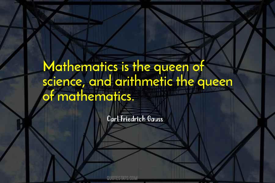 Gauss's Quotes #1424532