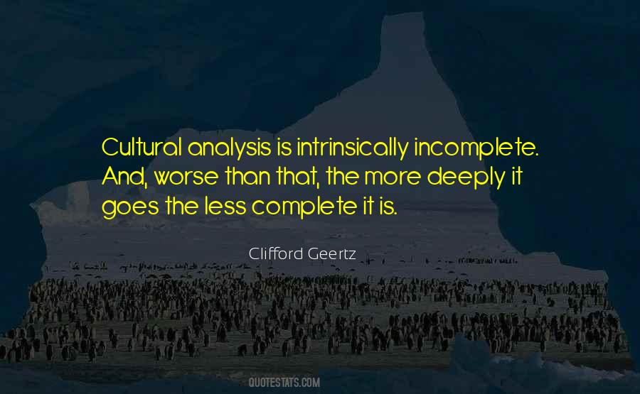 Geertz's Quotes #1492636