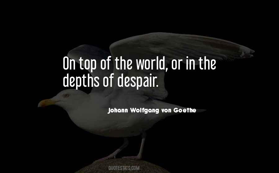 Quotes About Depths #1280086