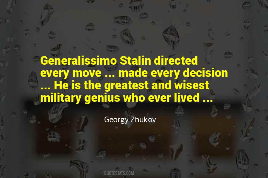 Generalissimo's Quotes #265862