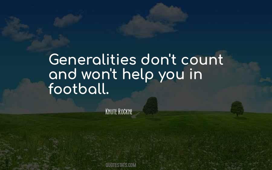 Generalities Quotes #1274043