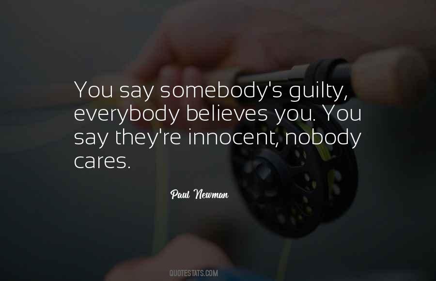 Quotes About Nobody Cares #828745