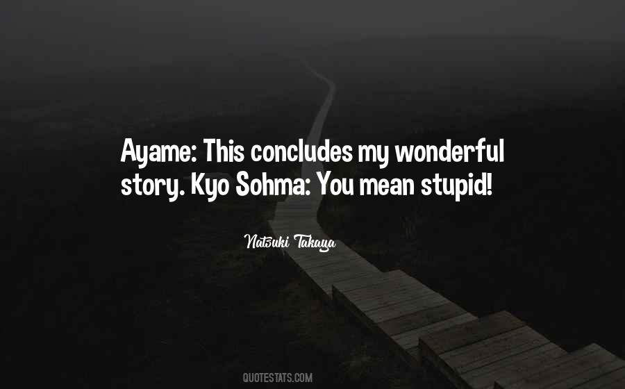 Quotes About Sohma #865326