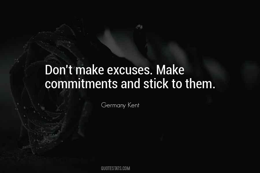 Quotes About Commitments #1081680