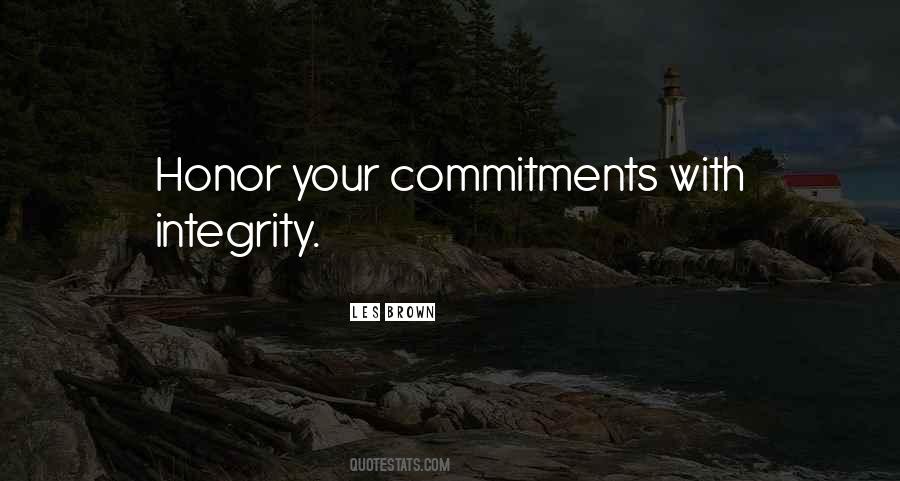 Quotes About Commitments #1082224