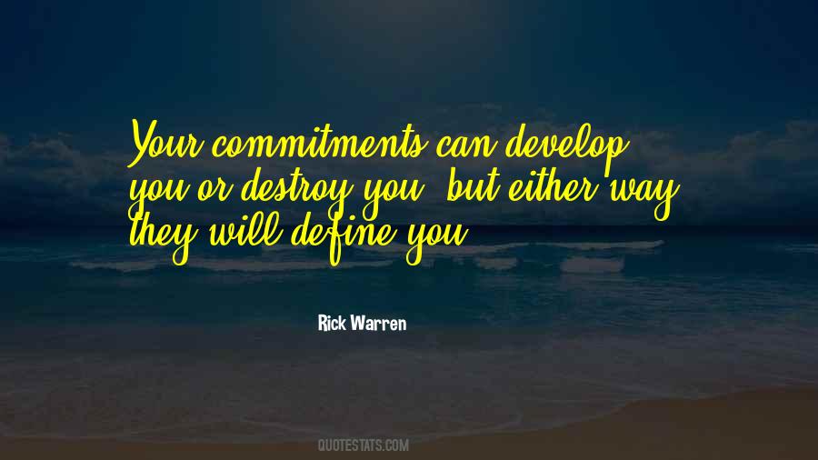 Quotes About Commitments #1367807