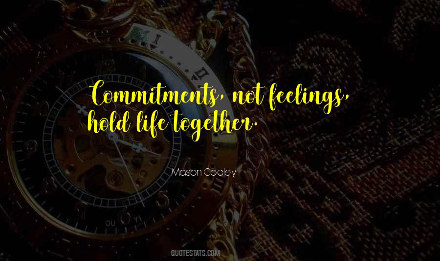 Quotes About Commitments #1526241
