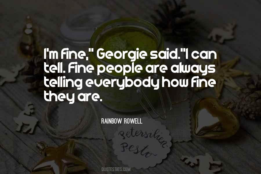 Georgie'd Quotes #168648